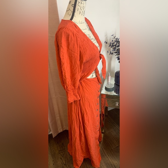 12. NWOT Free People String Of Hearts Maxi Dress - Picture 5 of 9